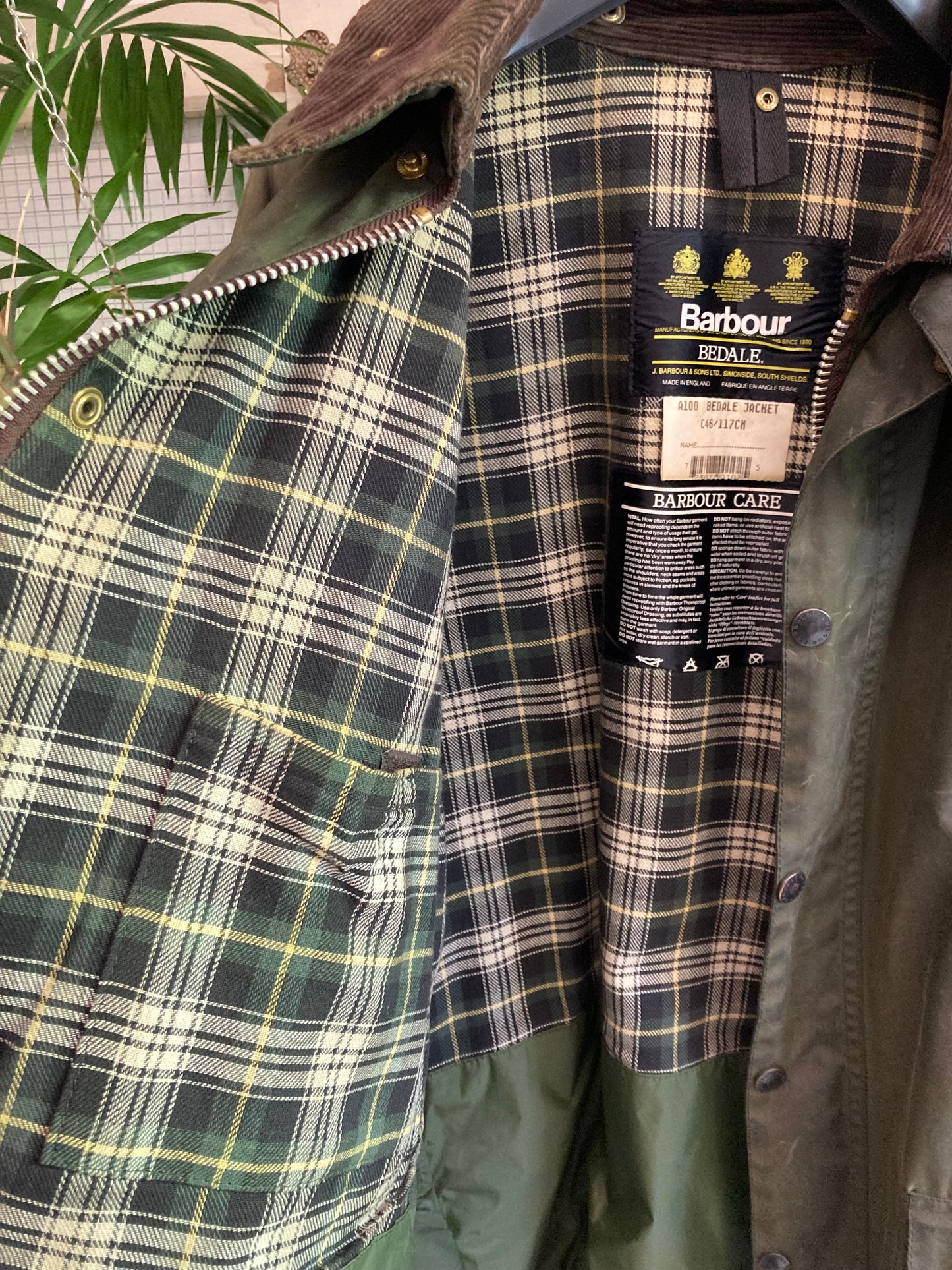 Barbour Bedale A100 vintage